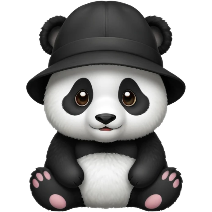 Panda wearing hat emoji