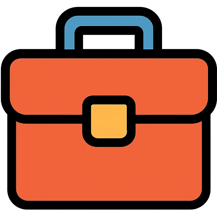 colored briefcase icon emoji
