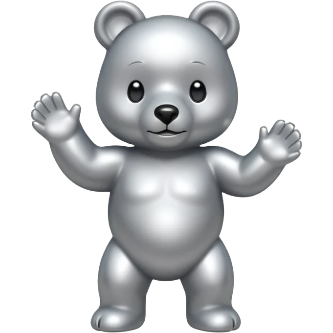 silver bear emoji