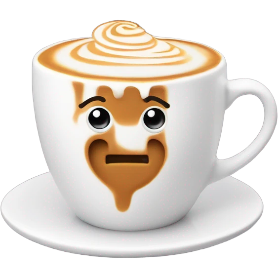 Una ah latte emoji