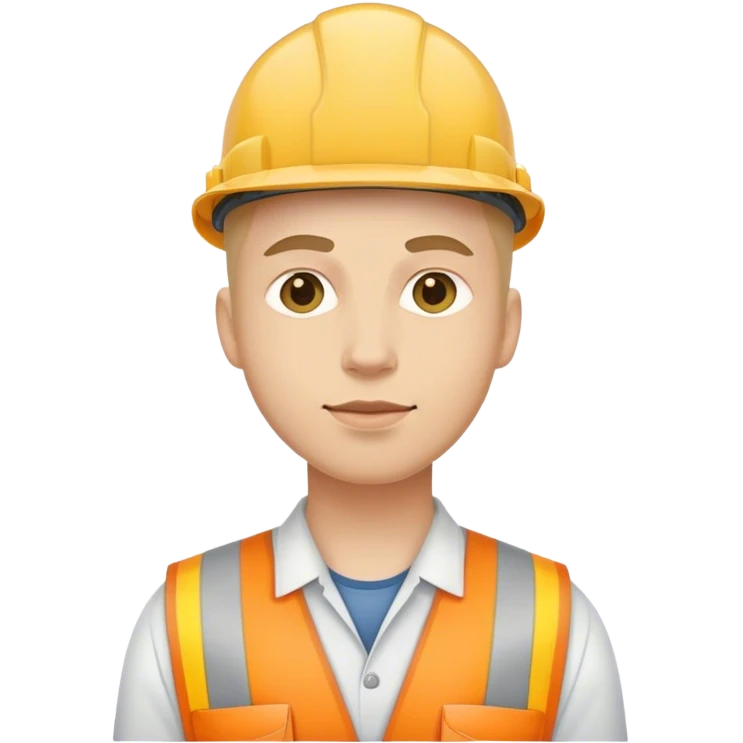 white Worker full height  emoji