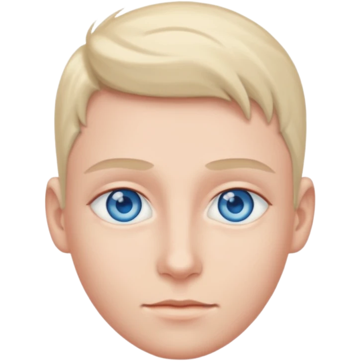 change eyes to blue emoji