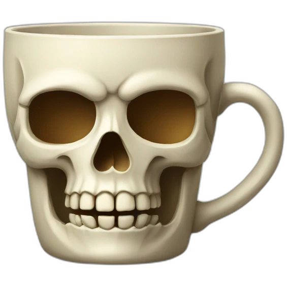 skull cup emoji