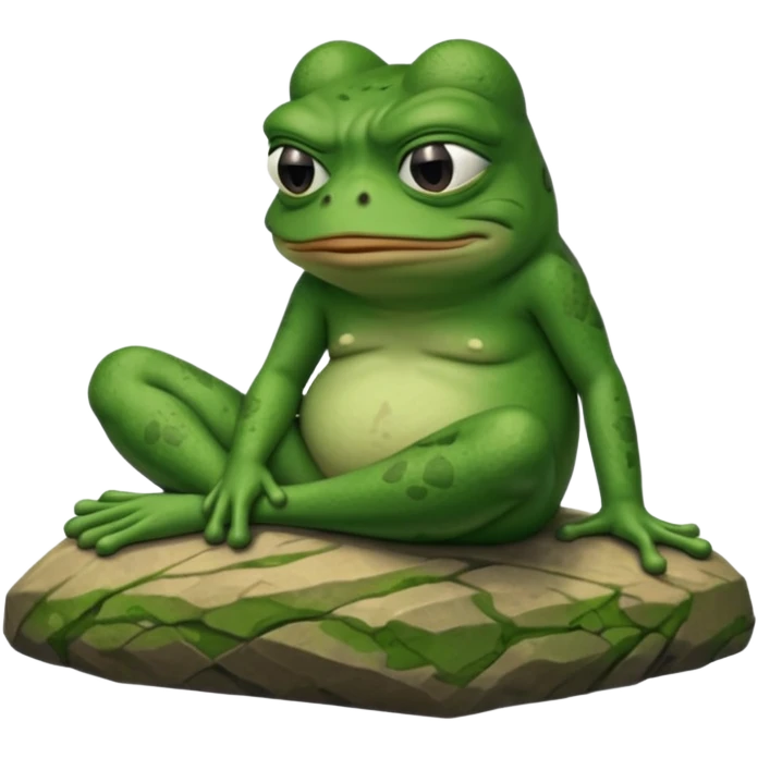 pepe feelsbadman rock emoji