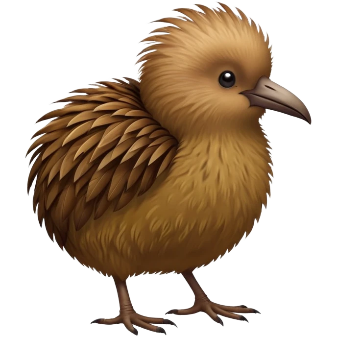 standing kiwi bird that looks like kiwi emoji