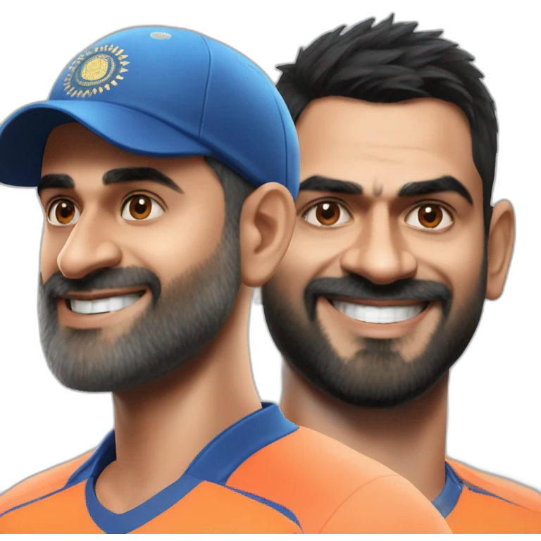 MS Dhoni as Virat Kohli emoji