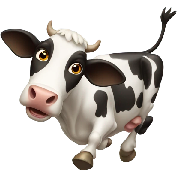 Flying cow emoji