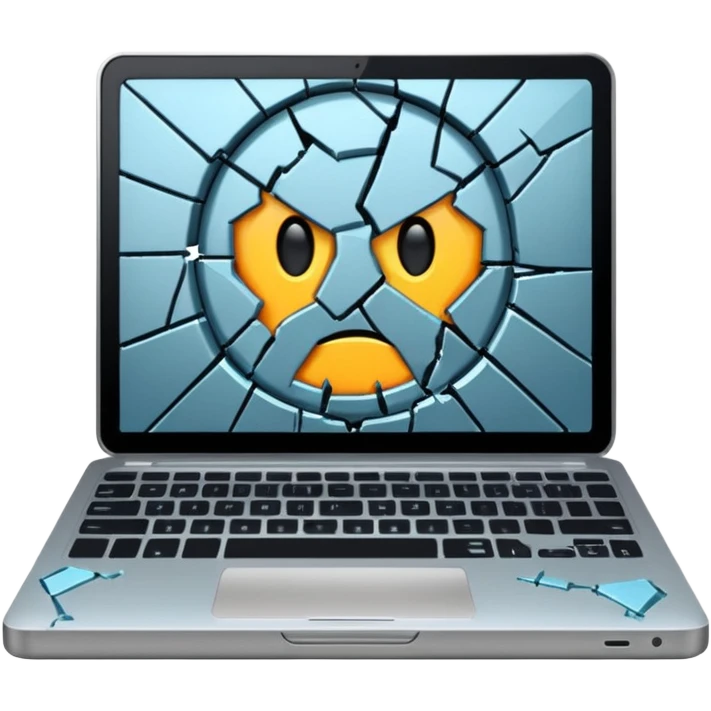 Hit laptop with hammer emoji