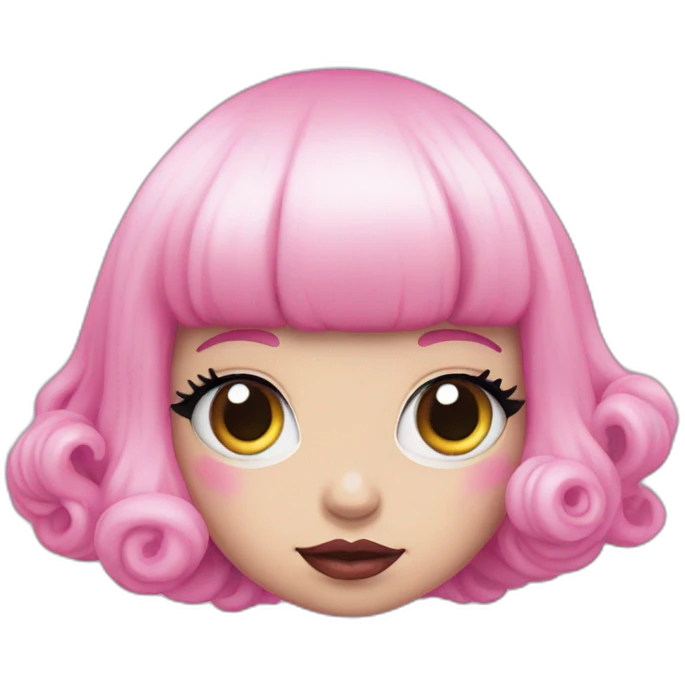 Melanie Martinez portals pink alien emoji