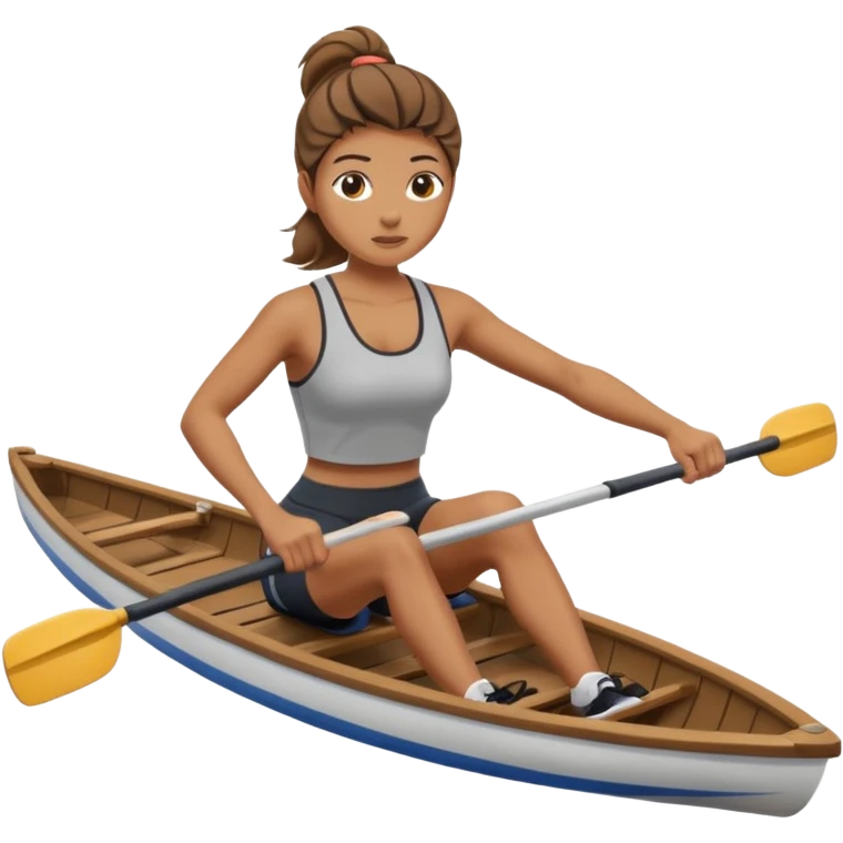 women workout  rowing  emoji