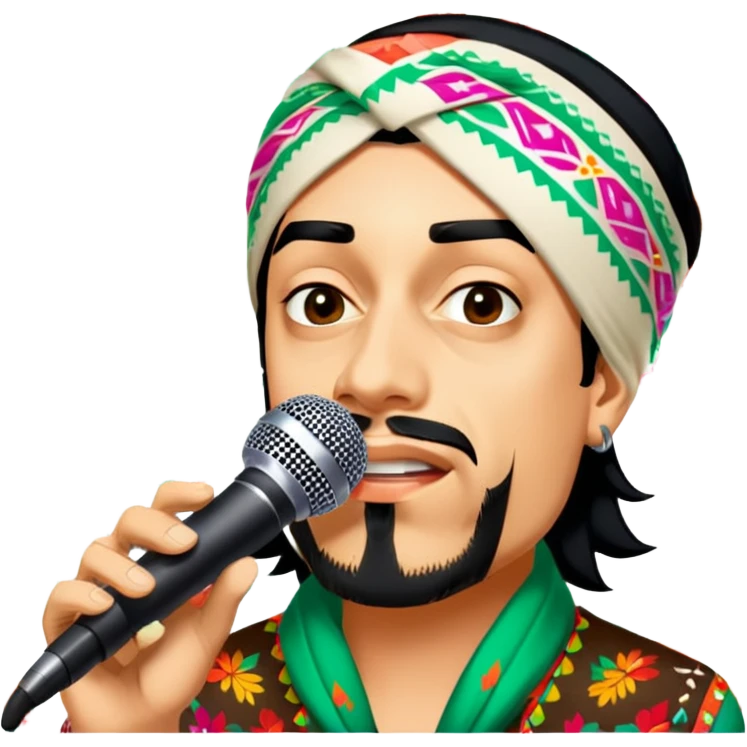 Colorful Singer emoji