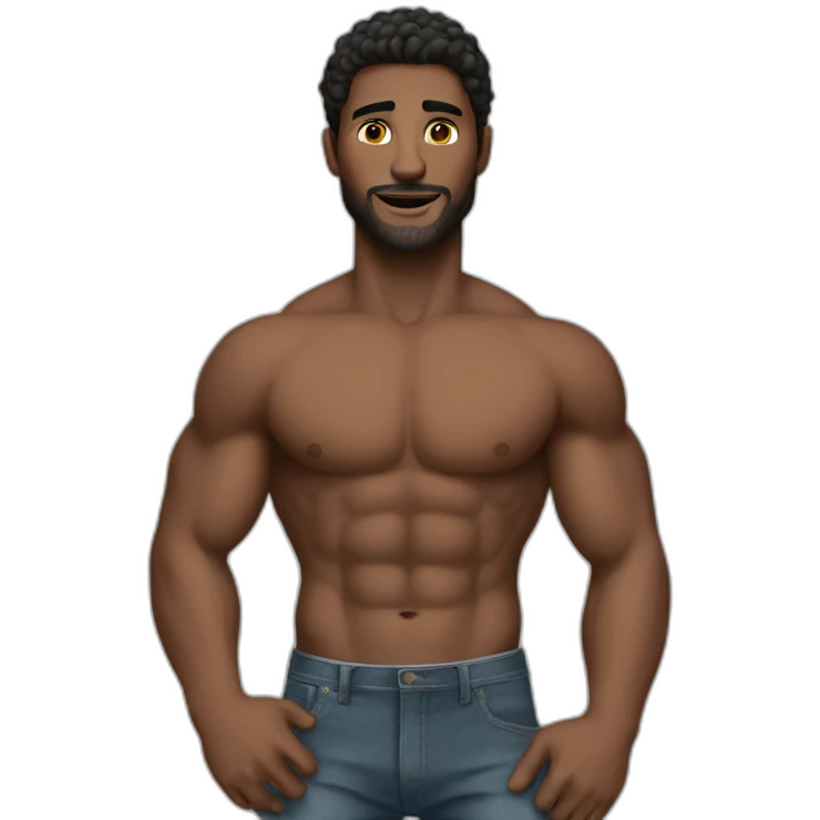 body of sexy man emoji