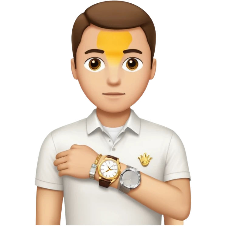 Rolex omoji hyr bu değil sadece el onu istiyorum emoji