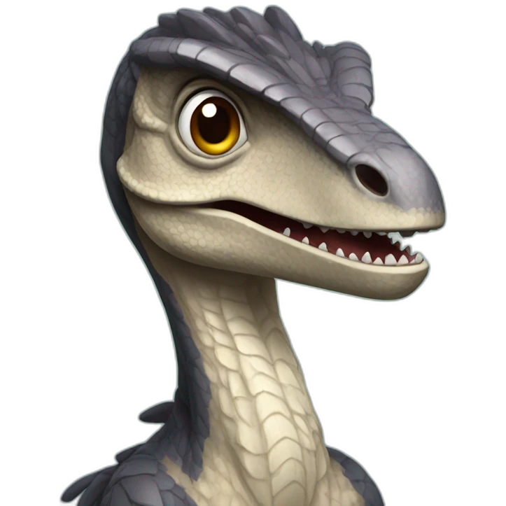 humanoid velociraptor emoji