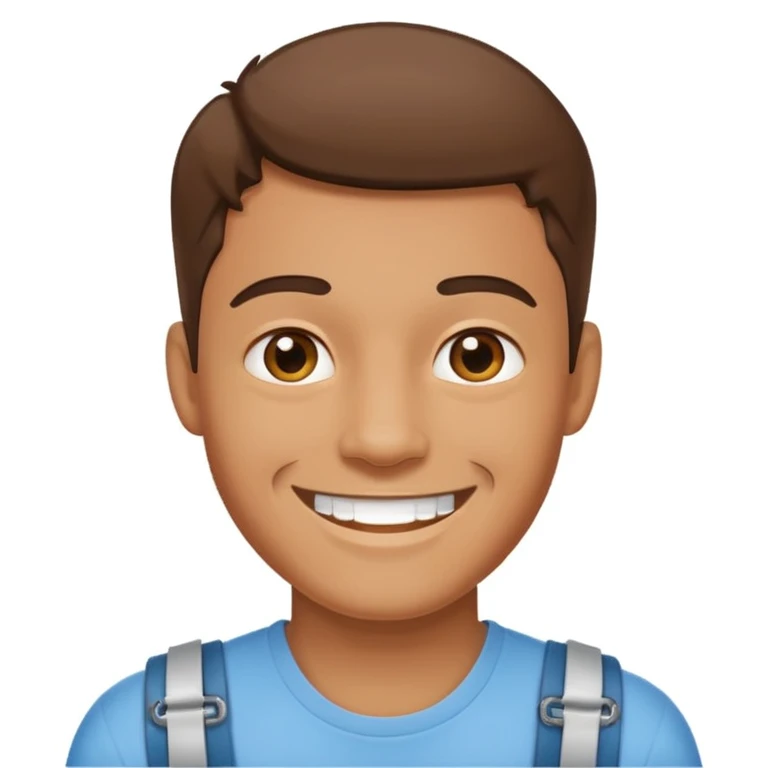 Un hombre con brackets medio morenito  emoji