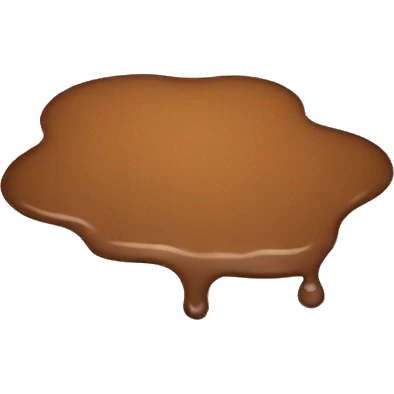 brown puddle emoji