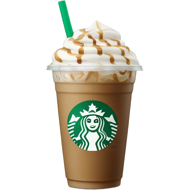 venti iced coffee from starbucks emoji