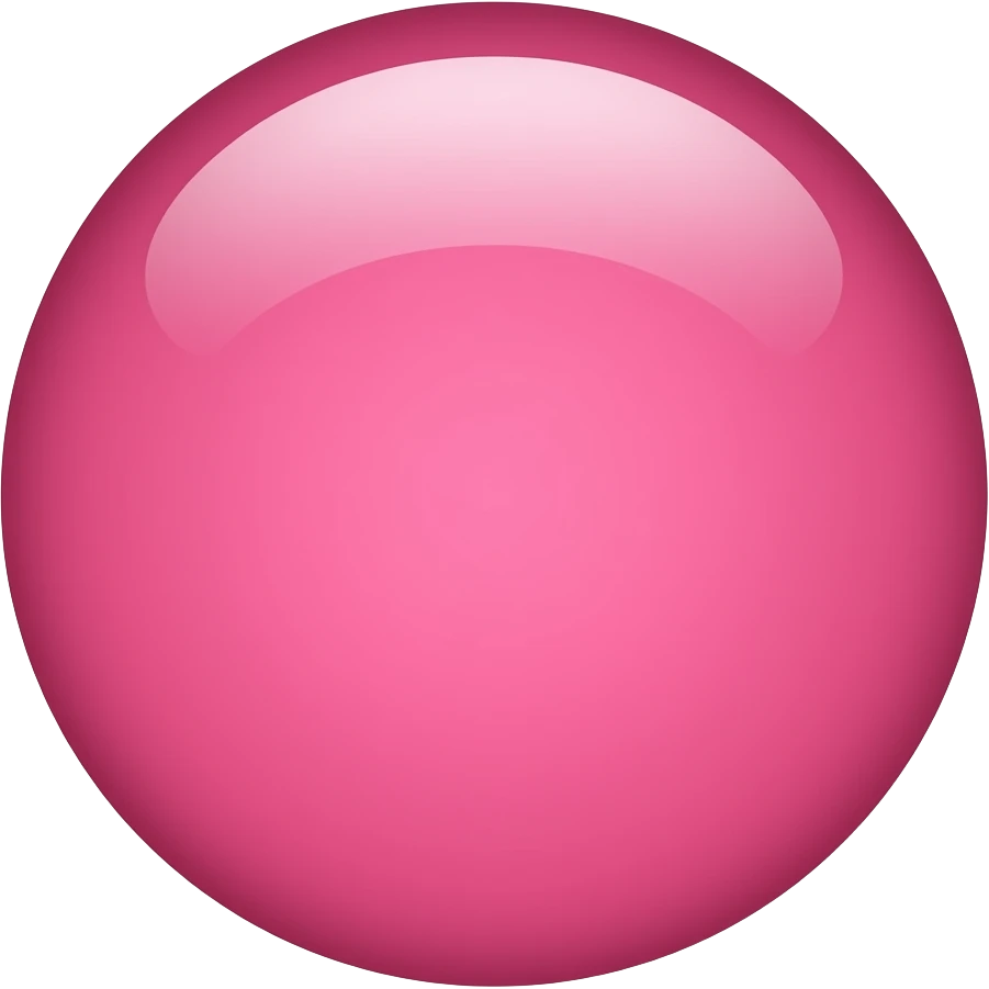 Pink circle emoji