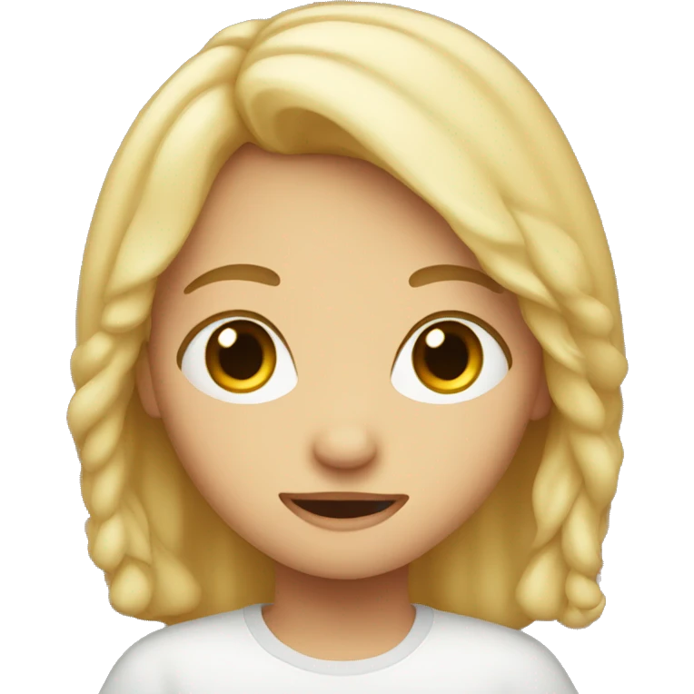 Innocence face emoji