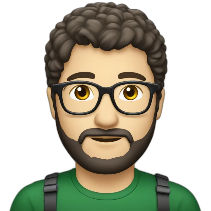 Chechen with glasses emoji