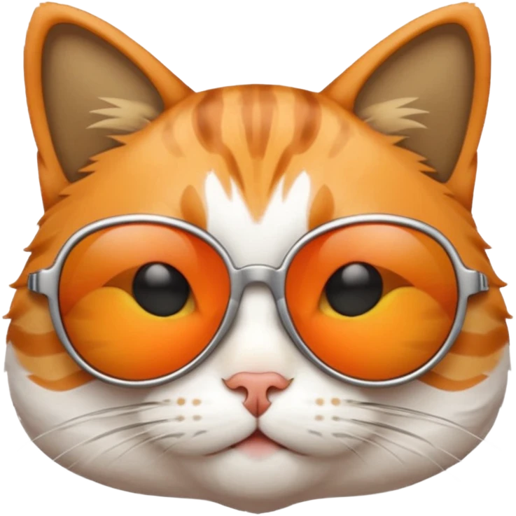 Cat wearing sunglasses emoji