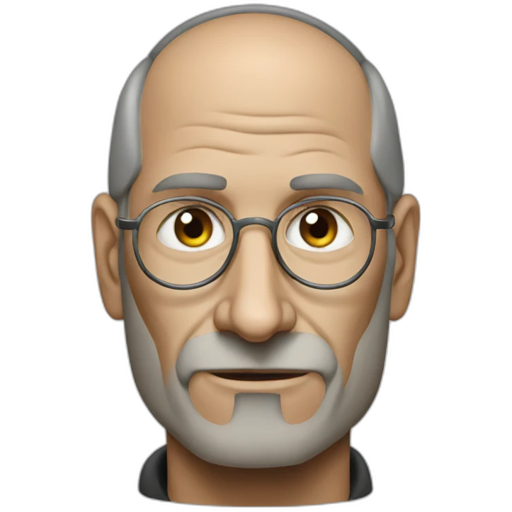 homeless steve jobs emoji