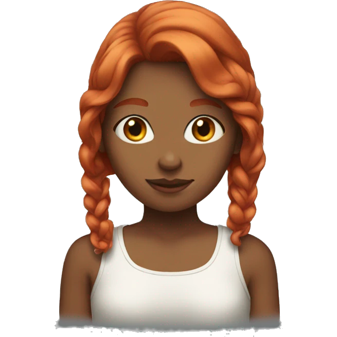 red-haired girl emoji