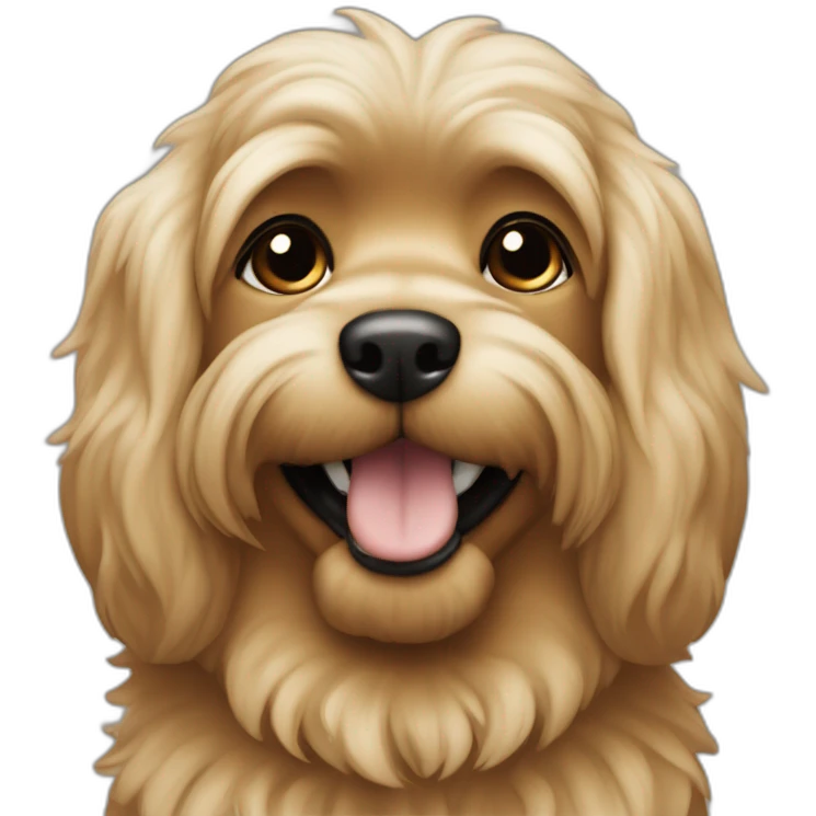 dog-yorkshire-large-older-closeup-smile-tan-black emoji