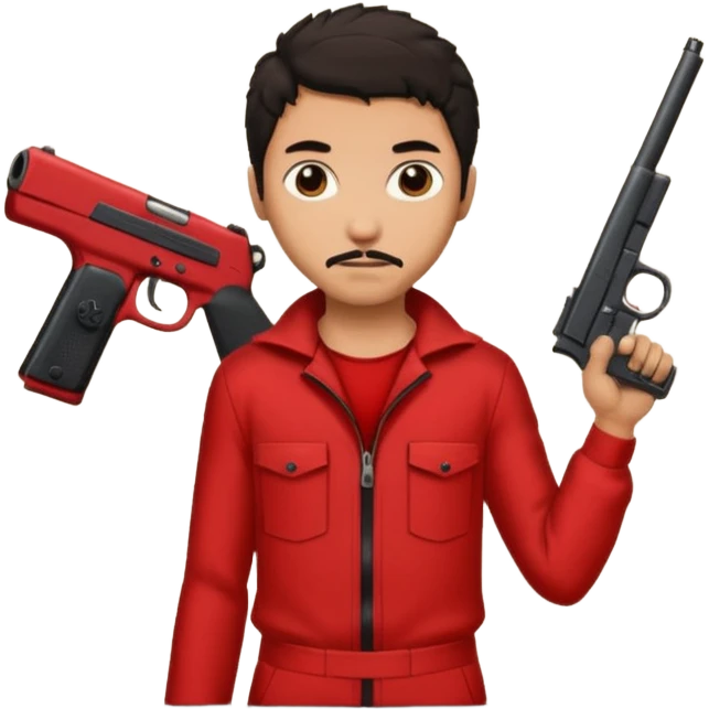 Tokyo in the la casa de papel TV show emoji