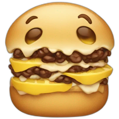 an emoji who doesn't like food emoji