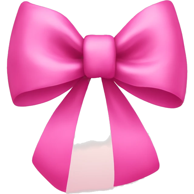 Pink bow emoji