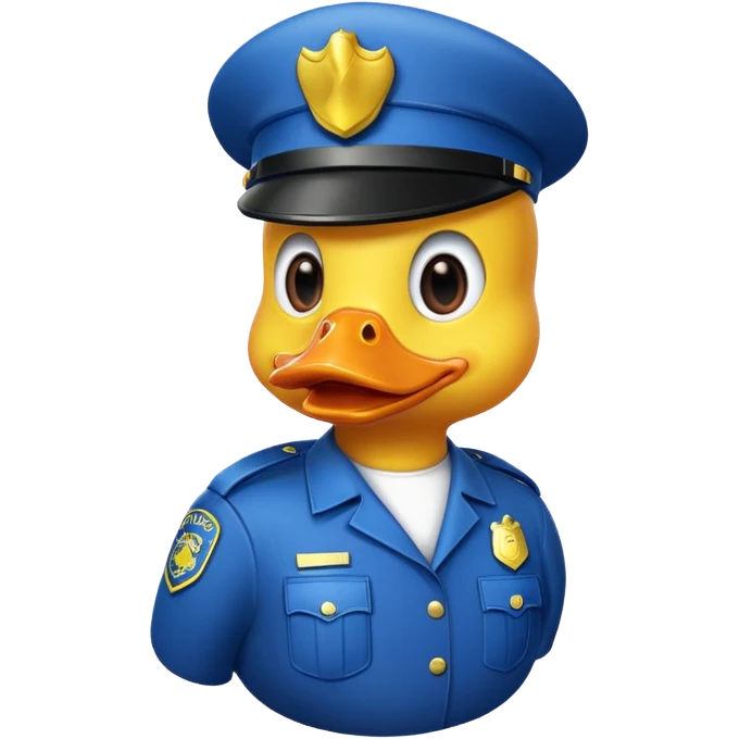 Police duck emoji