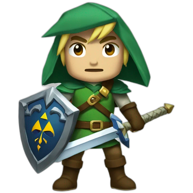 The legend of Zelda (dark link) emoji
