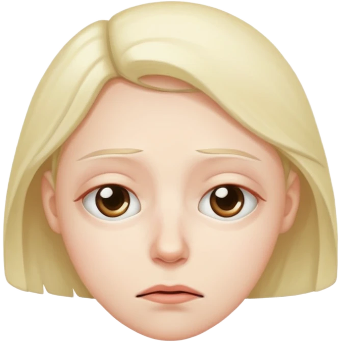 Tired with eyebags emoji