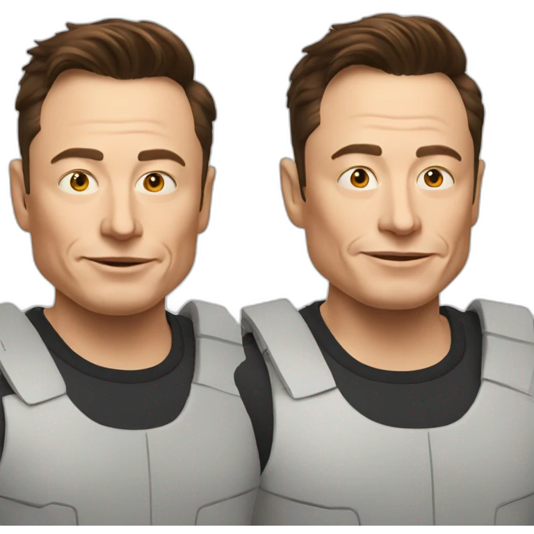 elon musk with a squint emoji