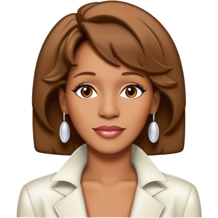 90s style billboard for whitney houston  emoji