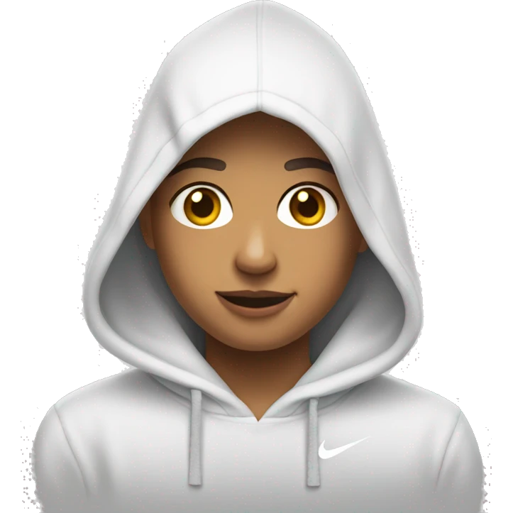 white nike hoodie emoji