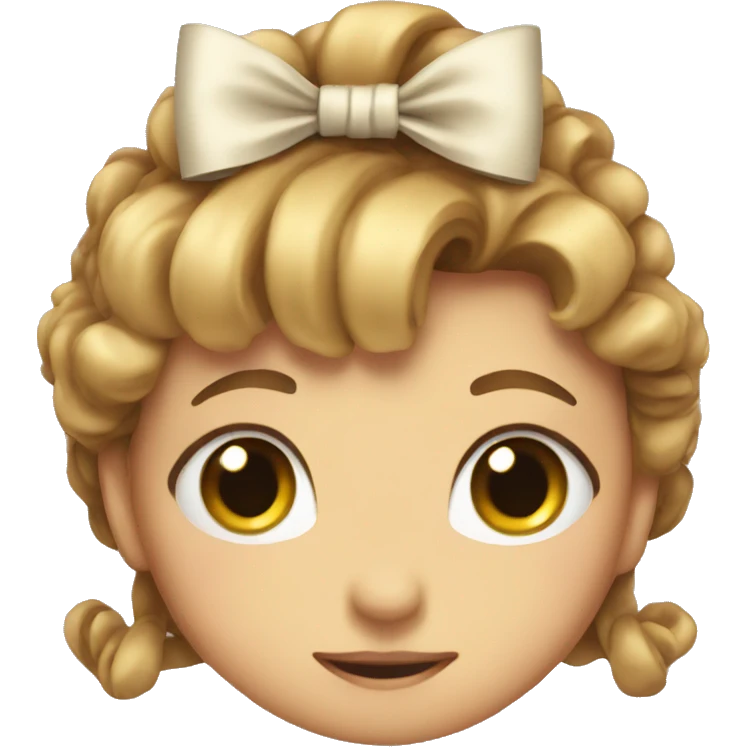 Bow cute emoji