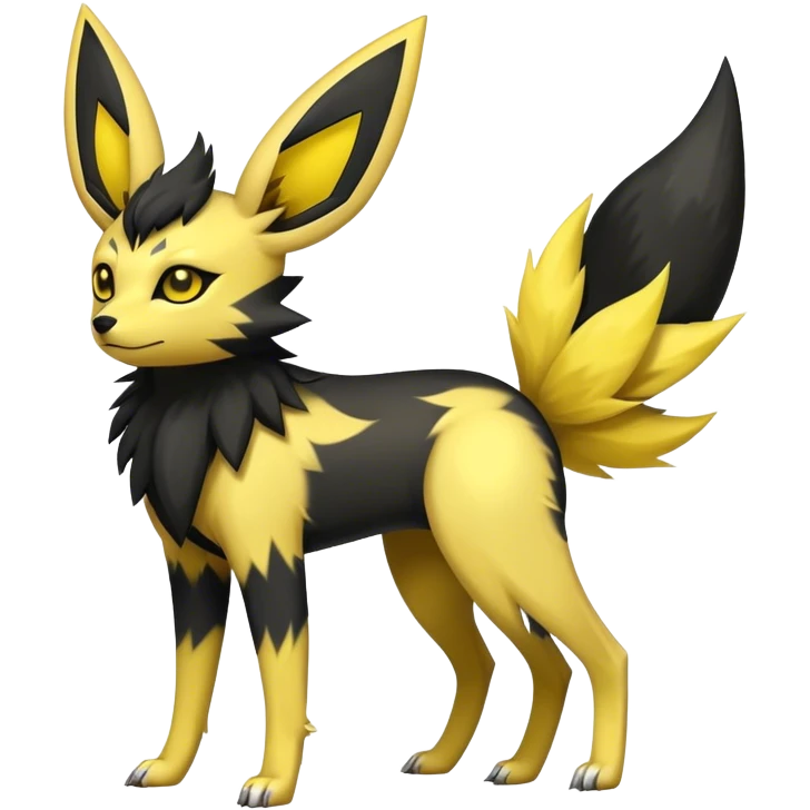 Umbreon-Jolteon-Fakemon-hybrid -fusion- full body emoji