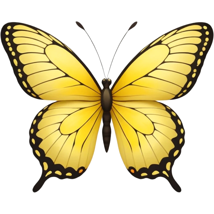 yellow butterfly emoji