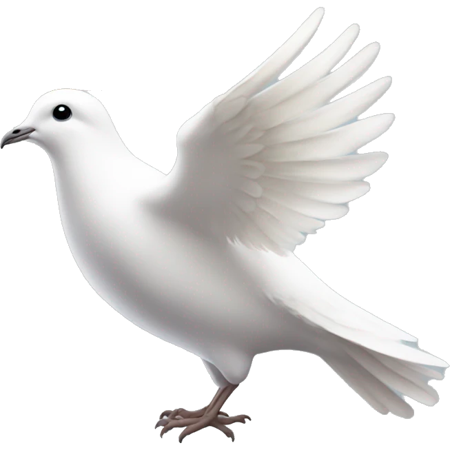 a dove with golden feathers and wearing a crown emoji