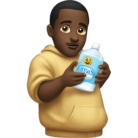 diddy holding baby oil emoji