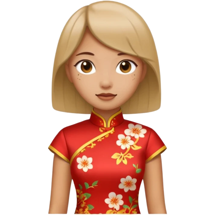 cheongsam girl emoji
