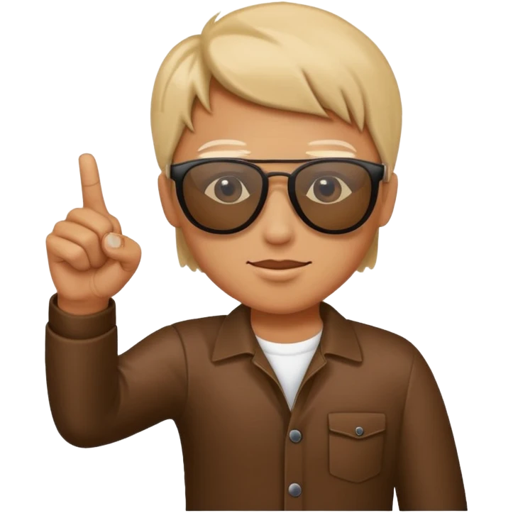 remove one of the fingers that are down  emoji