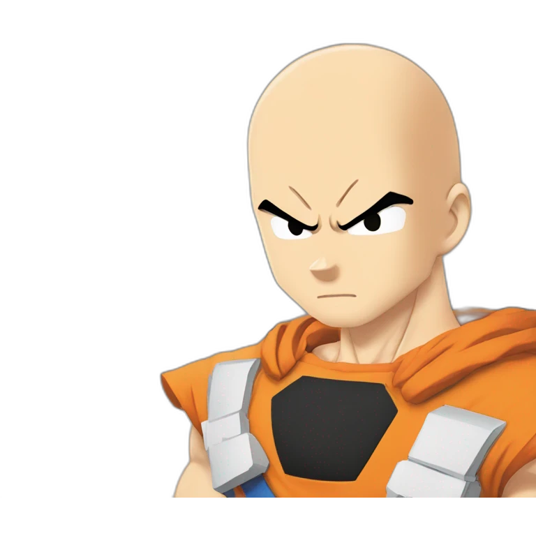 saitama qui tape goku emoji