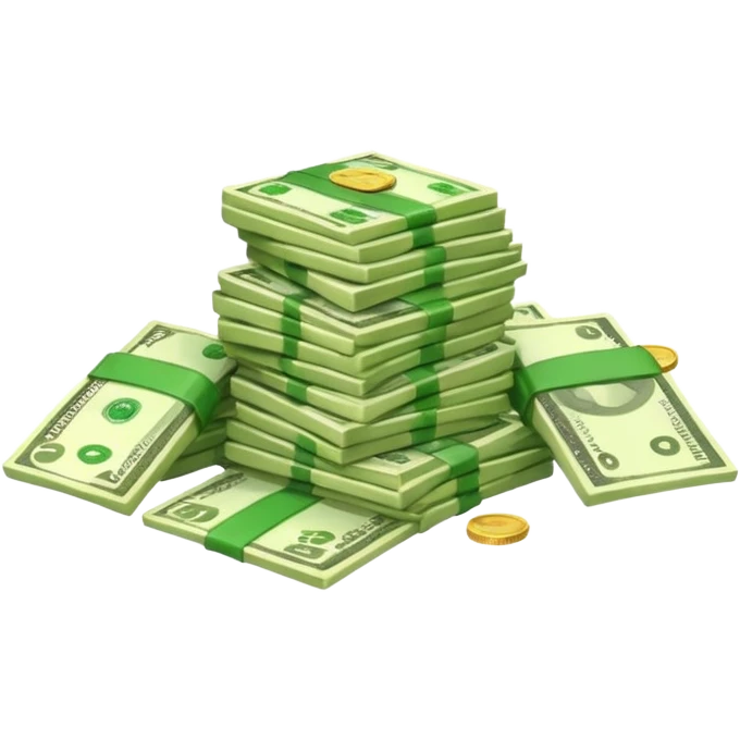 Lots of money emoji