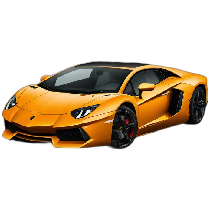 Lamborghini aventador emoji