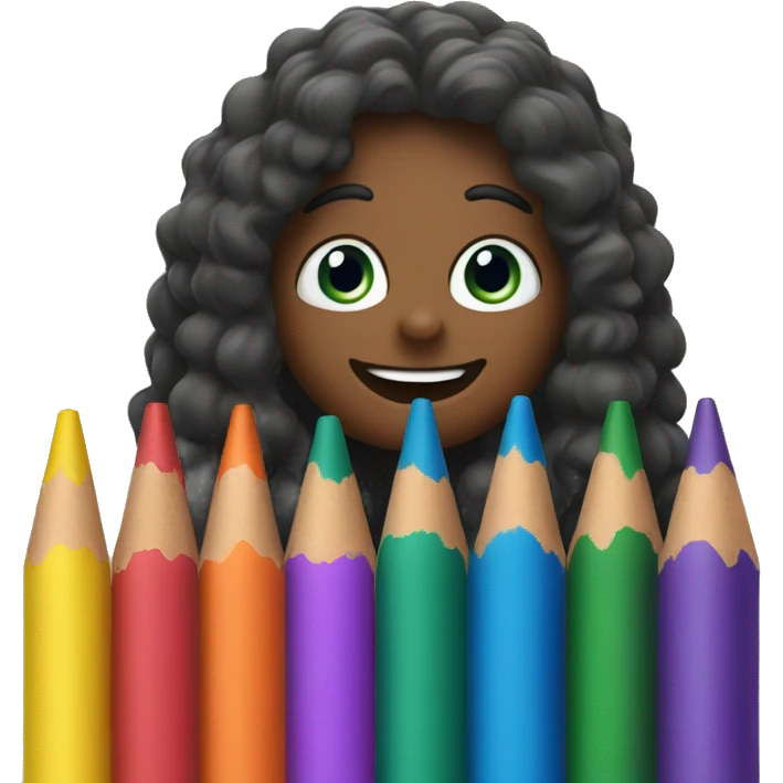 Rainbow Crayon  emoji