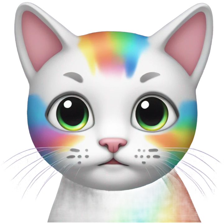 Rainbow cat  emoji