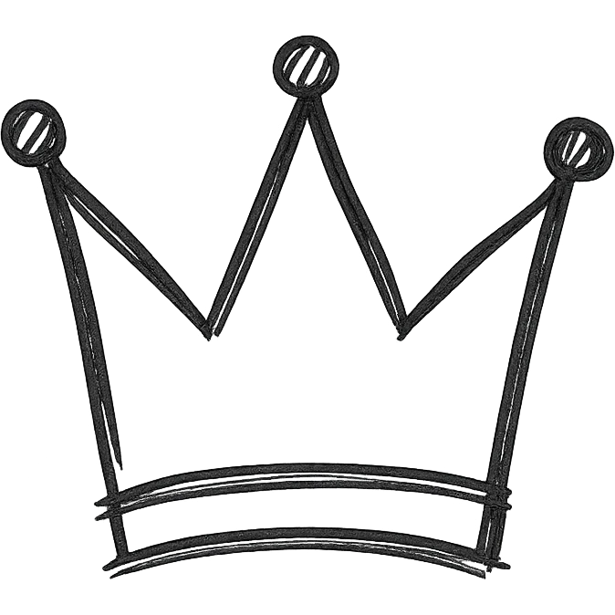a crown emoji